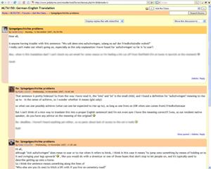 Figure 1: Online discussion forum